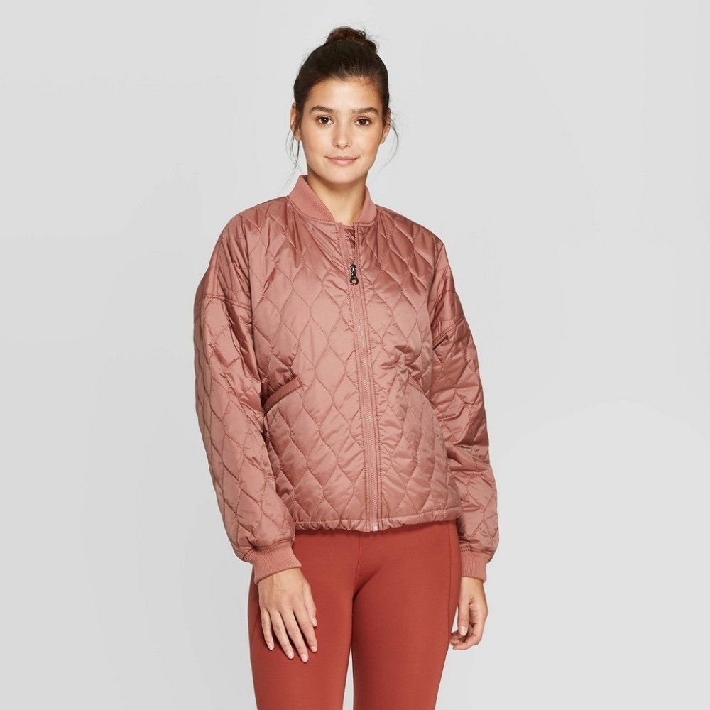 NEW! Joylab Mauve Quilted Jacket